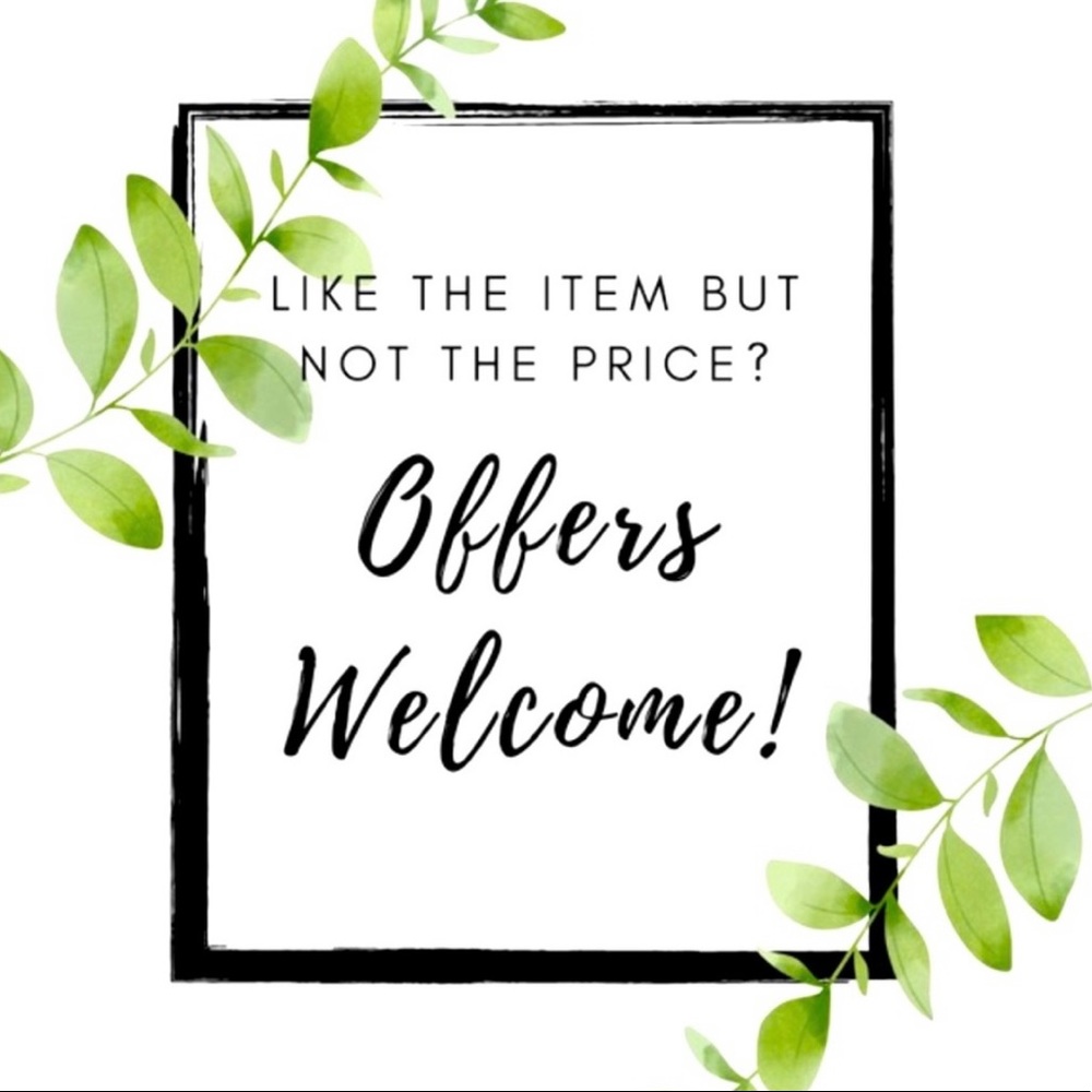 I love reasonable offers🥰